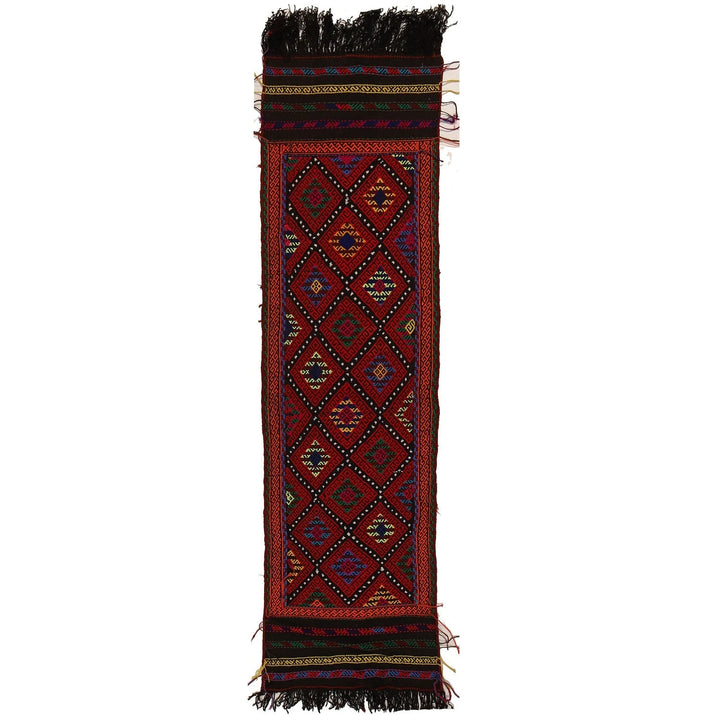Afghan Kilim Rug 1' 10" x 6' 9" Flat-Weave | No. AL73127