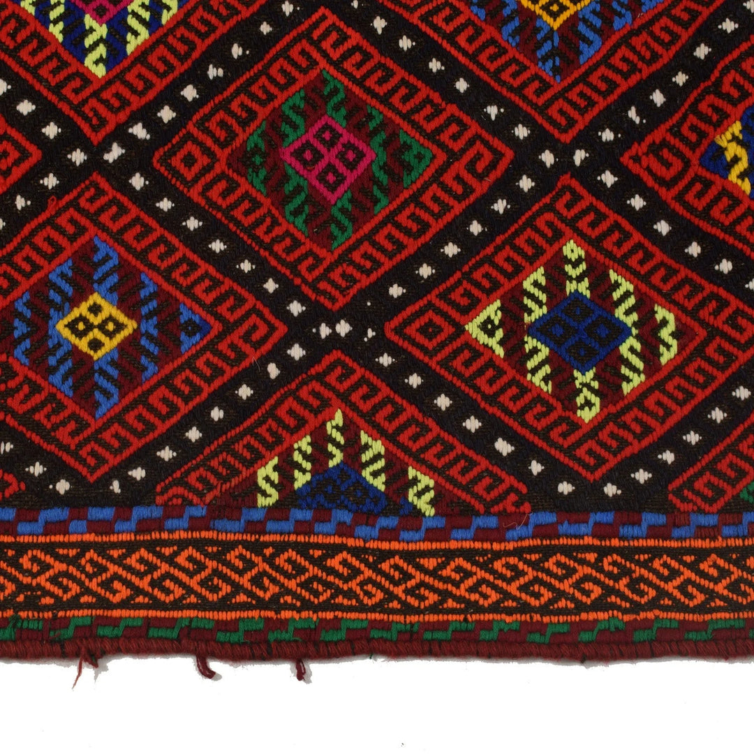 Afghan Kilim Rug 1' 10" x 6' 9" Flat-Weave | No. AL73127