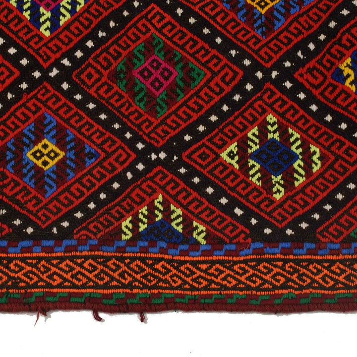 Afghan Kilim Rug 1' 10" x 6' 9" Flat-Weave | No. AL73127