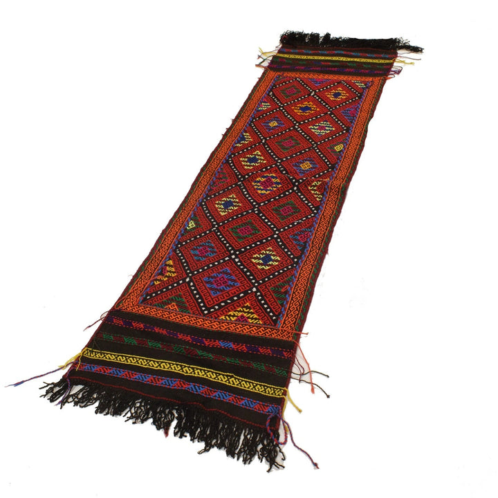Afghan Kilim Rug 1' 10" x 6' 9" Flat-Weave | No. AL73127