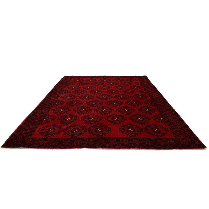 Afghan Baluchi Rug 9' 2" x 12' 6" Hand-Knotted | No. AL73212