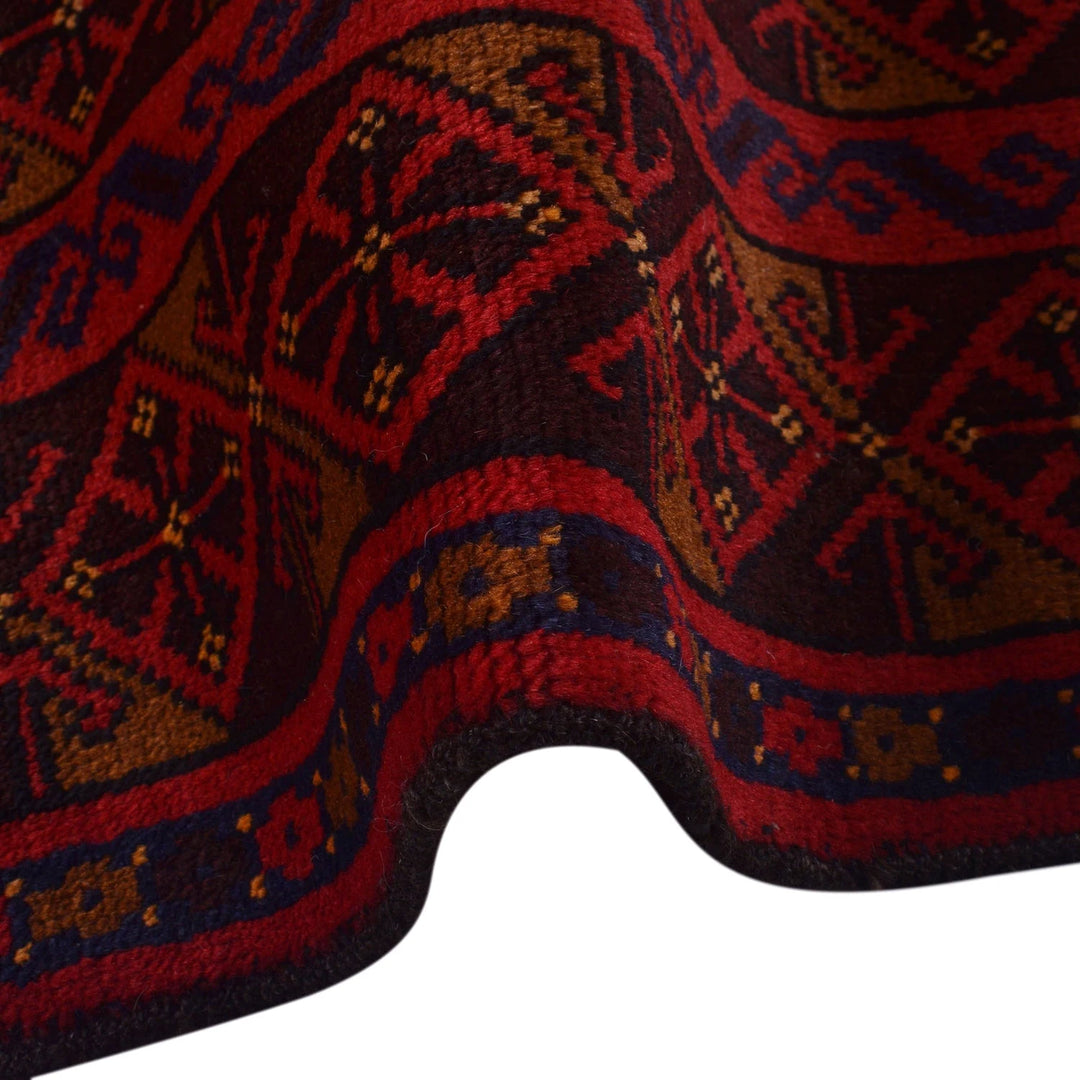 Afghan Baluchi Rug 9' 2" x 12' 6" Hand-Knotted | No. AL73212