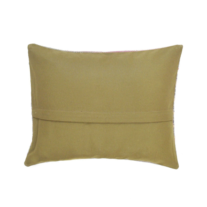 Afghan Geometric Cushion 1' 4" x 1' 1" Flat-Weave | No. AL74066