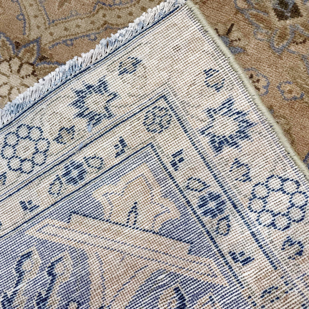 Multicolor Kashan Rug 6' 9" x 10' 6" Hand-Knotted | No. AL74068