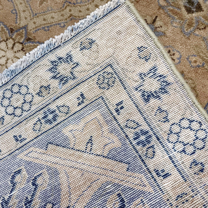 Multicolor Kashan Rug 6' 9" x 10' 6" Hand-Knotted | No. AL74068