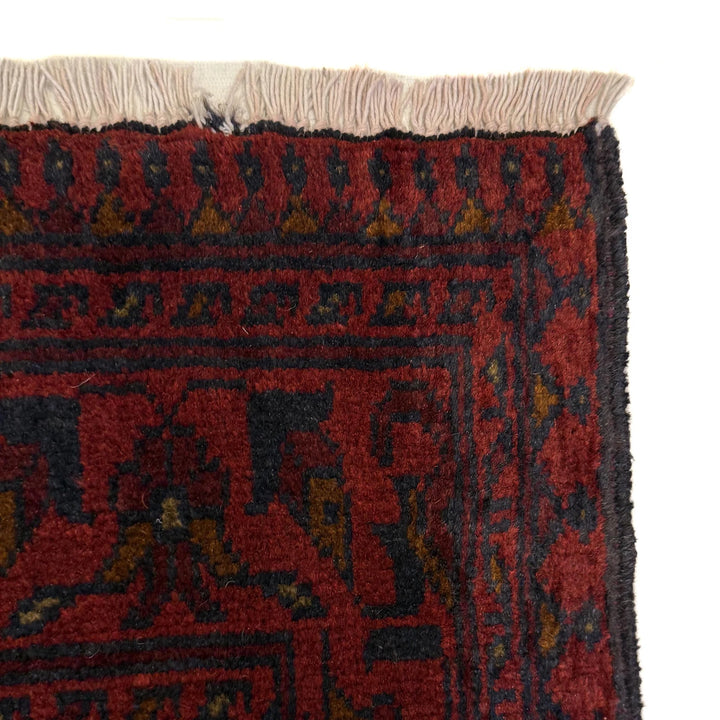 Afghan Khal Mohammadi Rug 3' 7" x 4' 11" Hand-Knotted | No. AL74256
