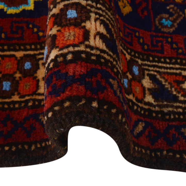 Afghan Prayer Rug 2' 11" x 4' 2" Hand-Knotted | No. AL74487