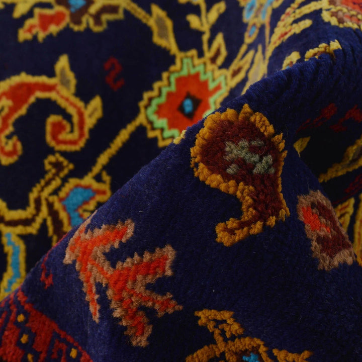 Afghan Prayer Rug 2' 11" x 4' 2" Hand-Knotted | No. AL74487