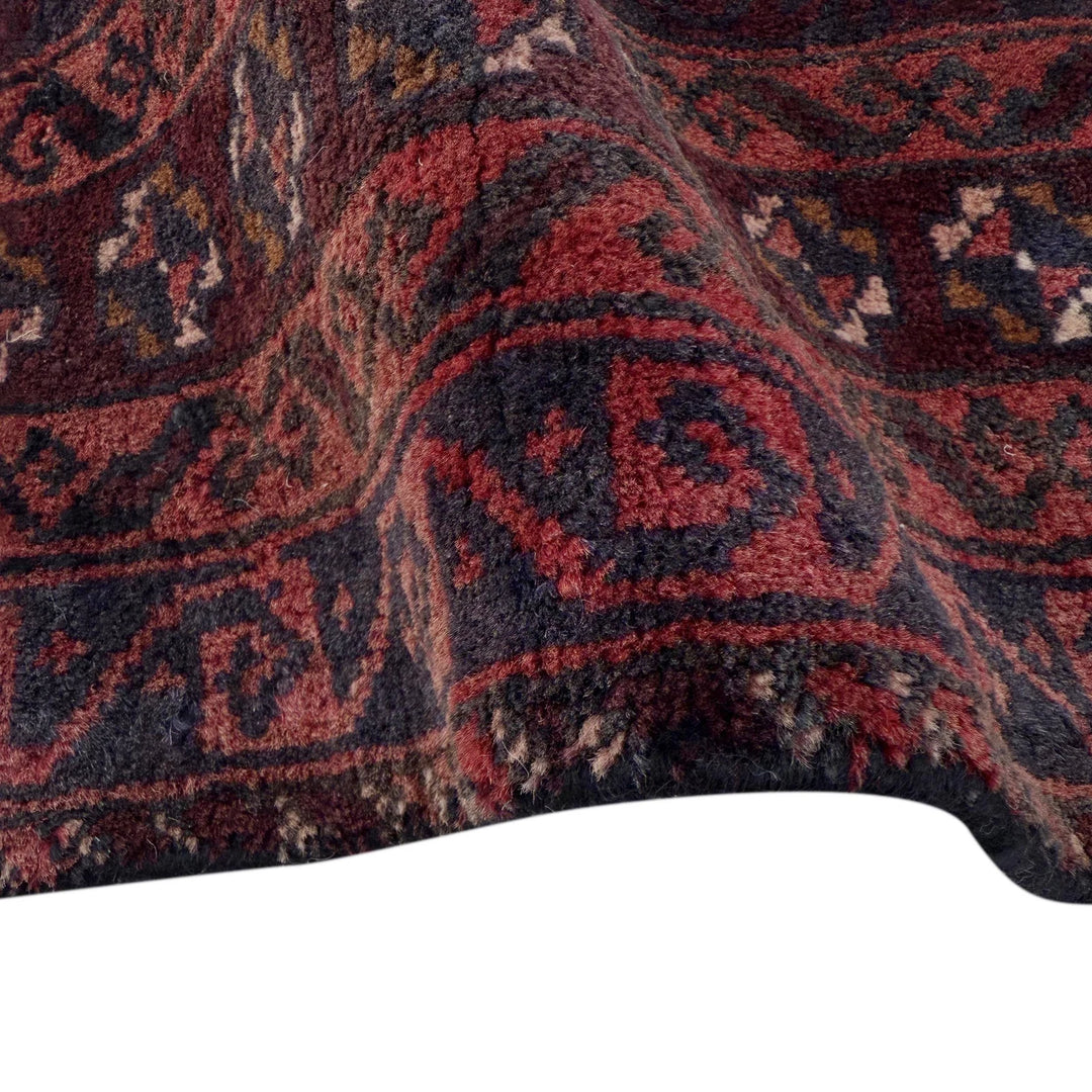 Afghan Prayer Rug 2' 11" x 4' 4" Hand-Knotted | No. AL74519