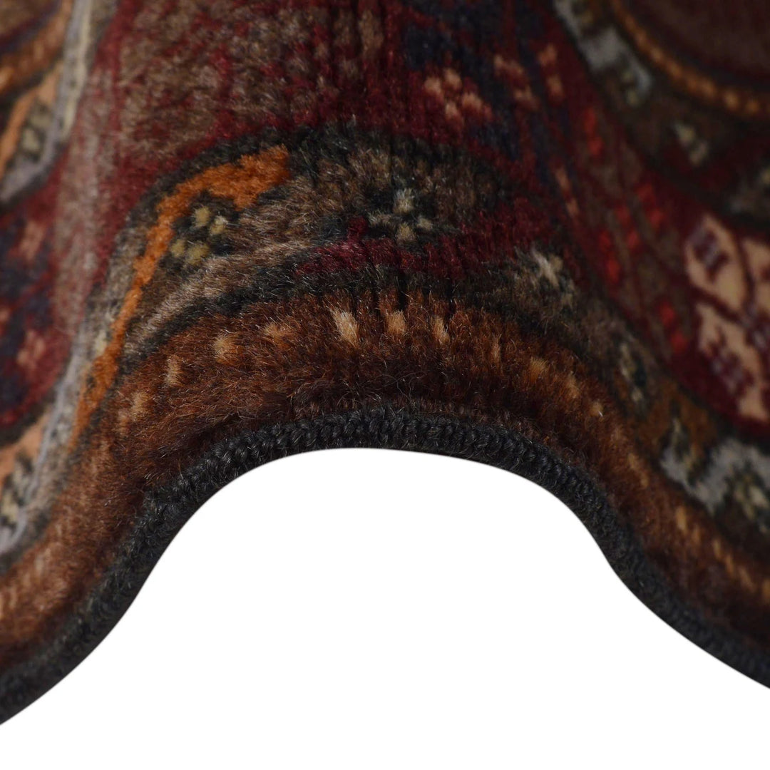 Afghan Prayer Rug 2' 9" x 4' 3" Hand-Knotted | No. AL74554