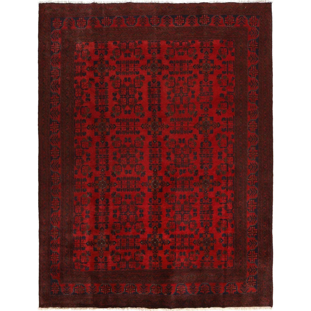 Afghan Khal Mohammadi Rug 5' 9" x 7' 9" Hand-Knotted | No. AL74666