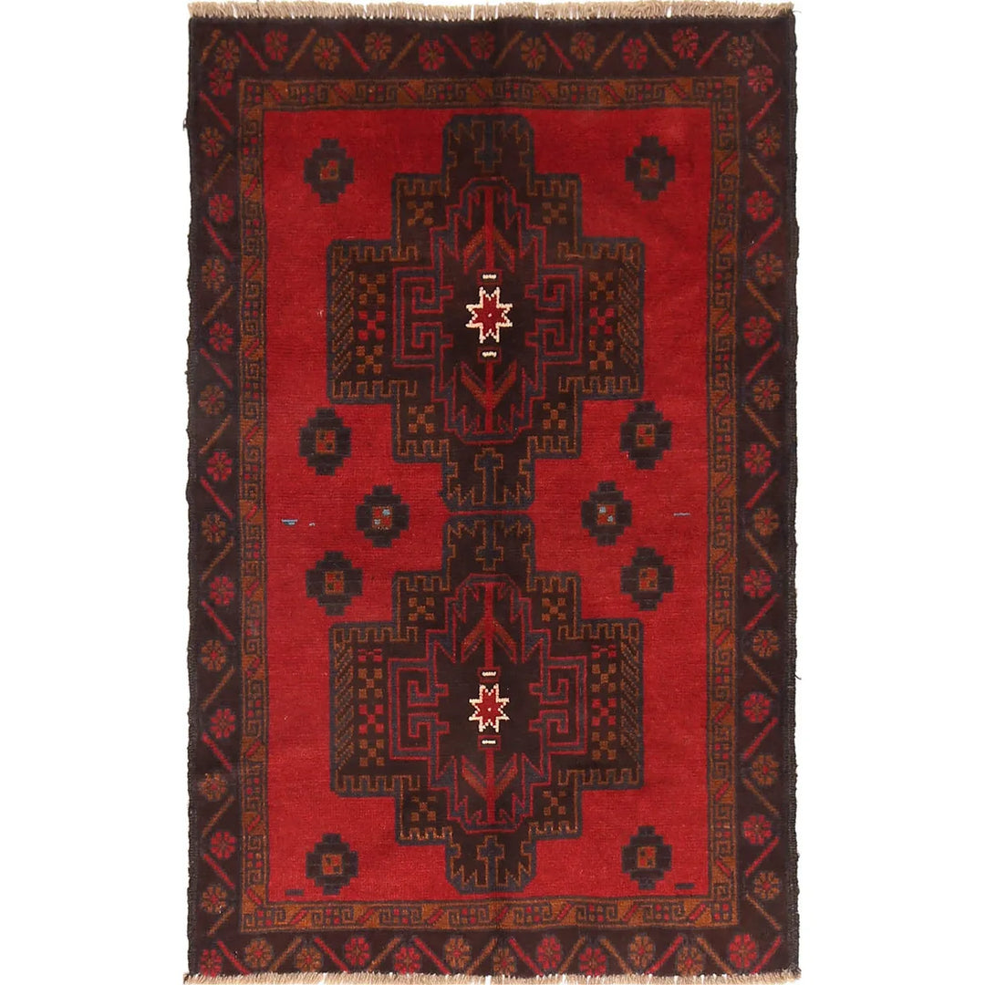 Tribal Baloch Rug 2' 8" x 4' 2" - No. AL74714