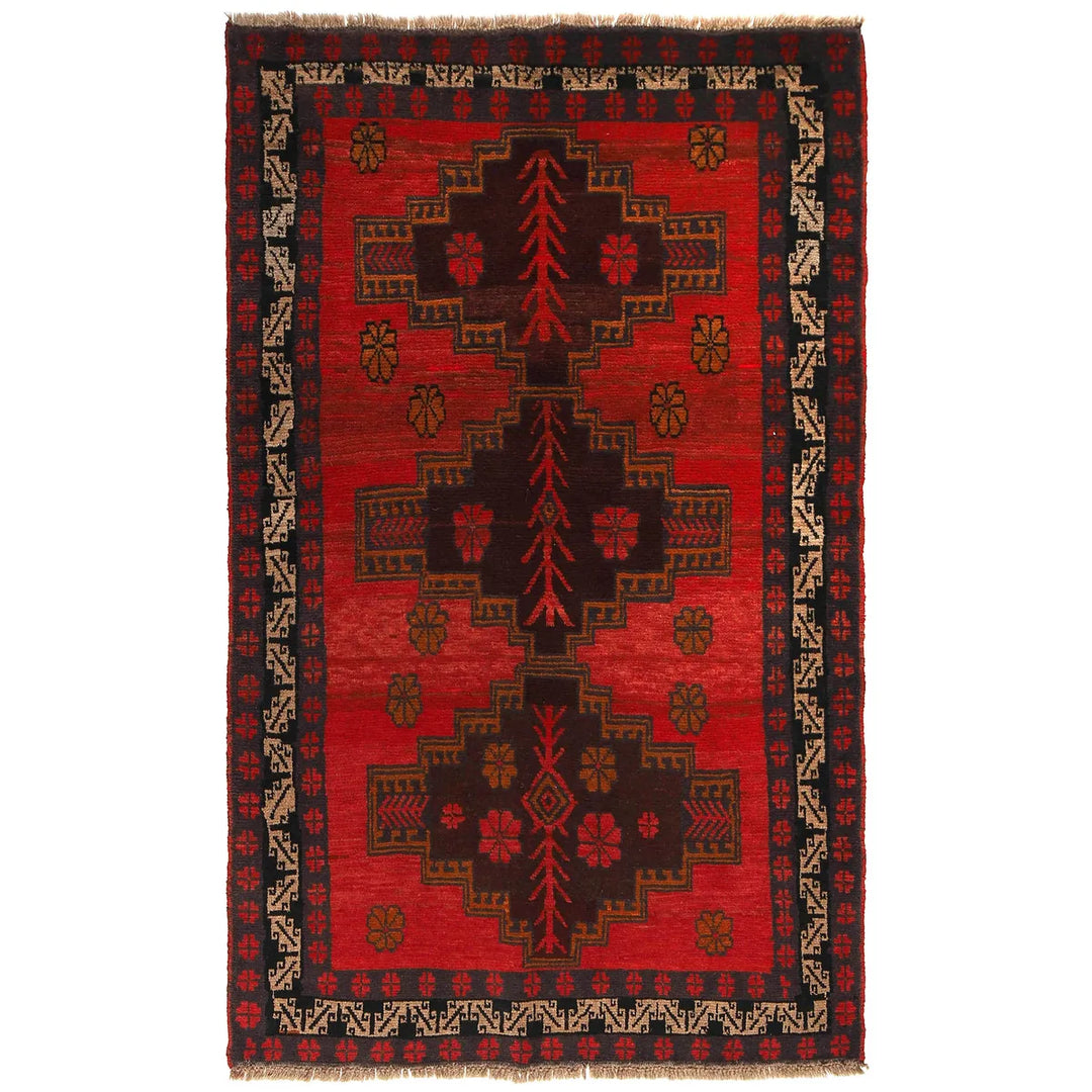 Tribal Baloch Rug 3' 9" x 6' 3" - No. AL74750