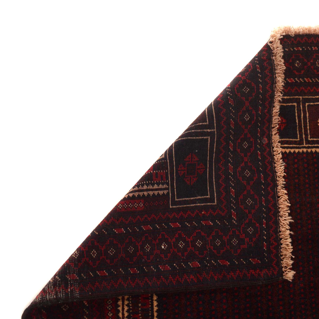 Afghan Prayer Rug 2' 9" x 4' 6" Hand-Knotted | No. AL74954