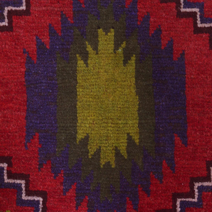 Afghan Baluchi Rug 2'10" x 9'6" Hand-Knotted | No. AL75034