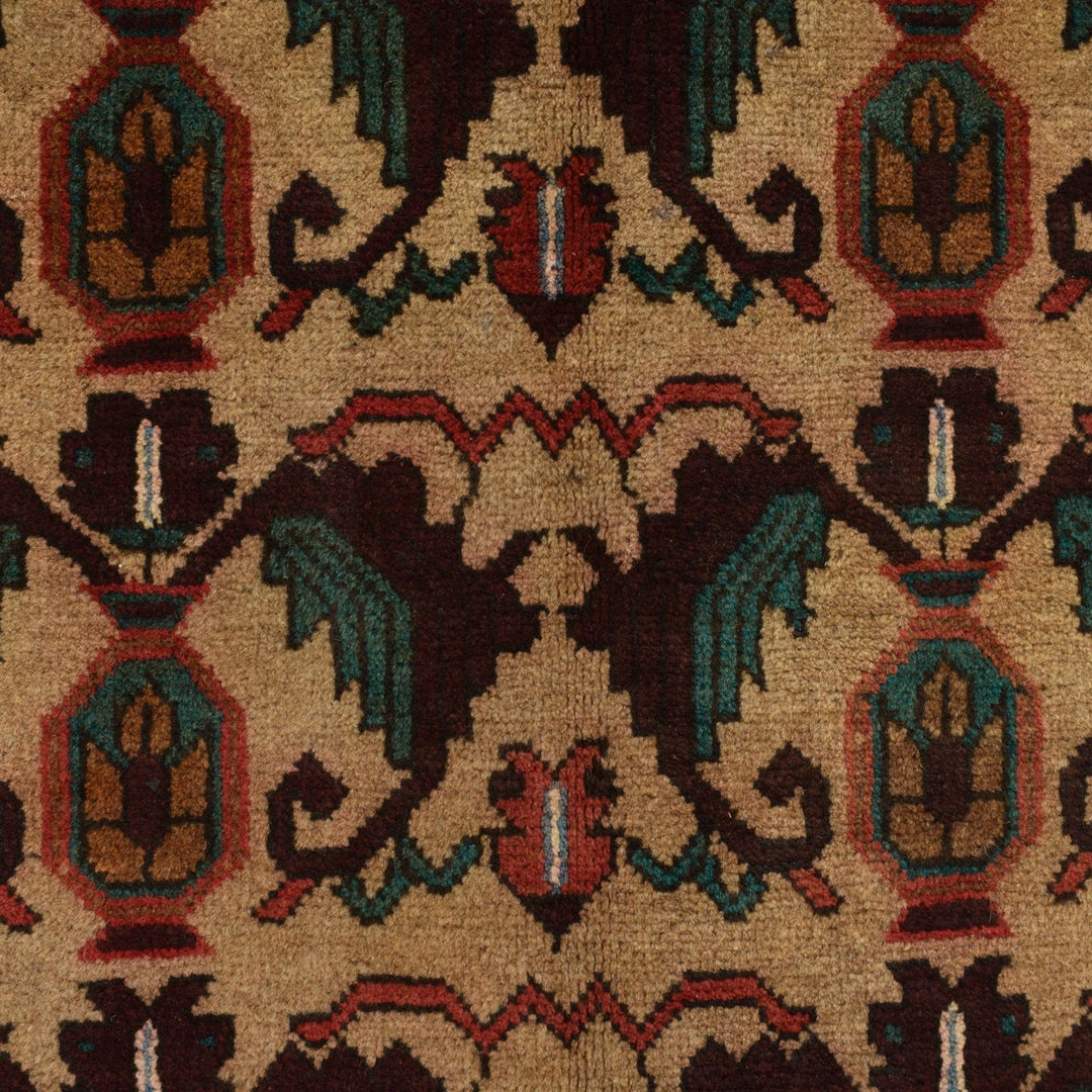 Afghan Baluchi Rug 2' 11" x 4' 9" Hand-Knotted | No. AL75040