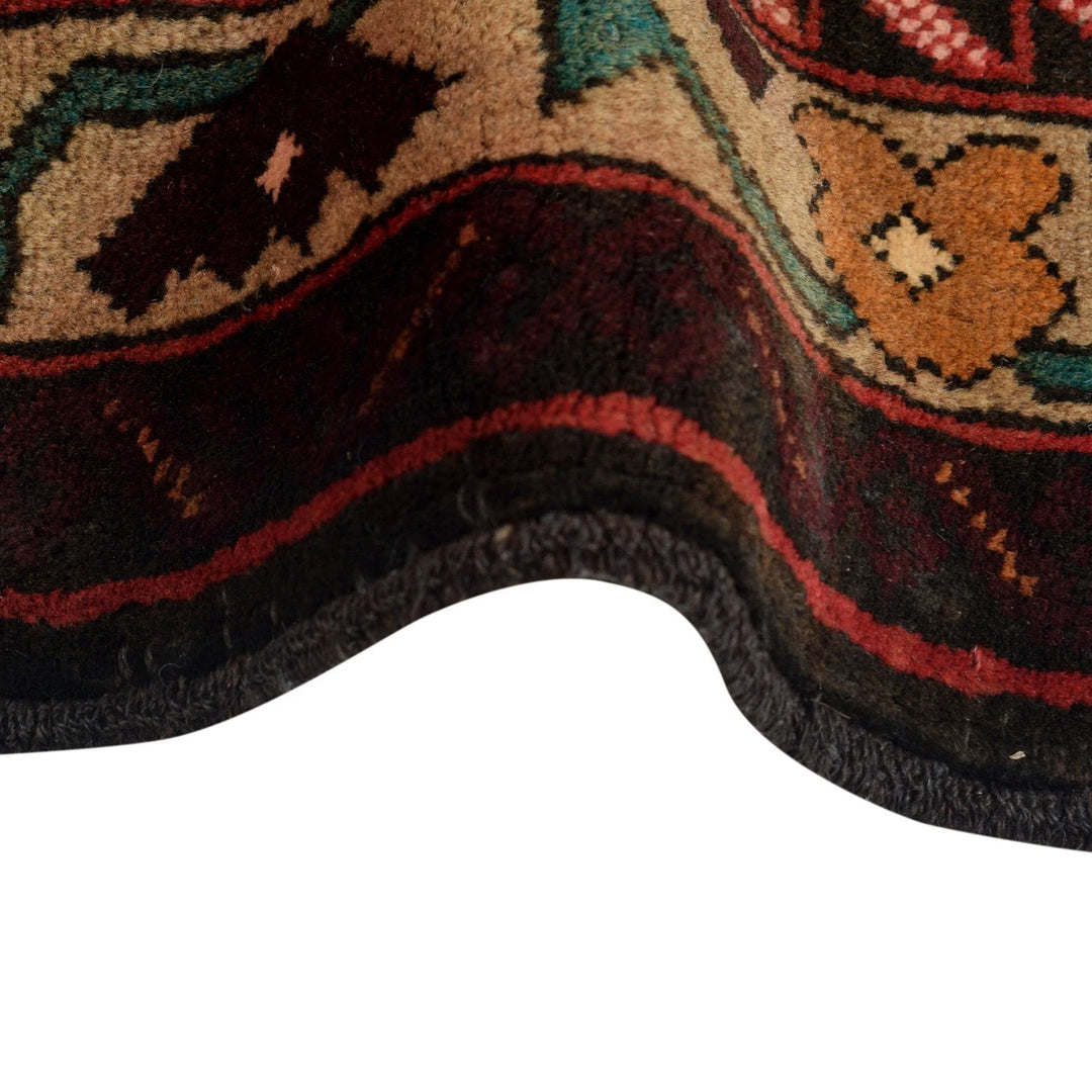 Afghan Baluchi Rug 2' 11" x 4' 9" Hand-Knotted | No. AL75040