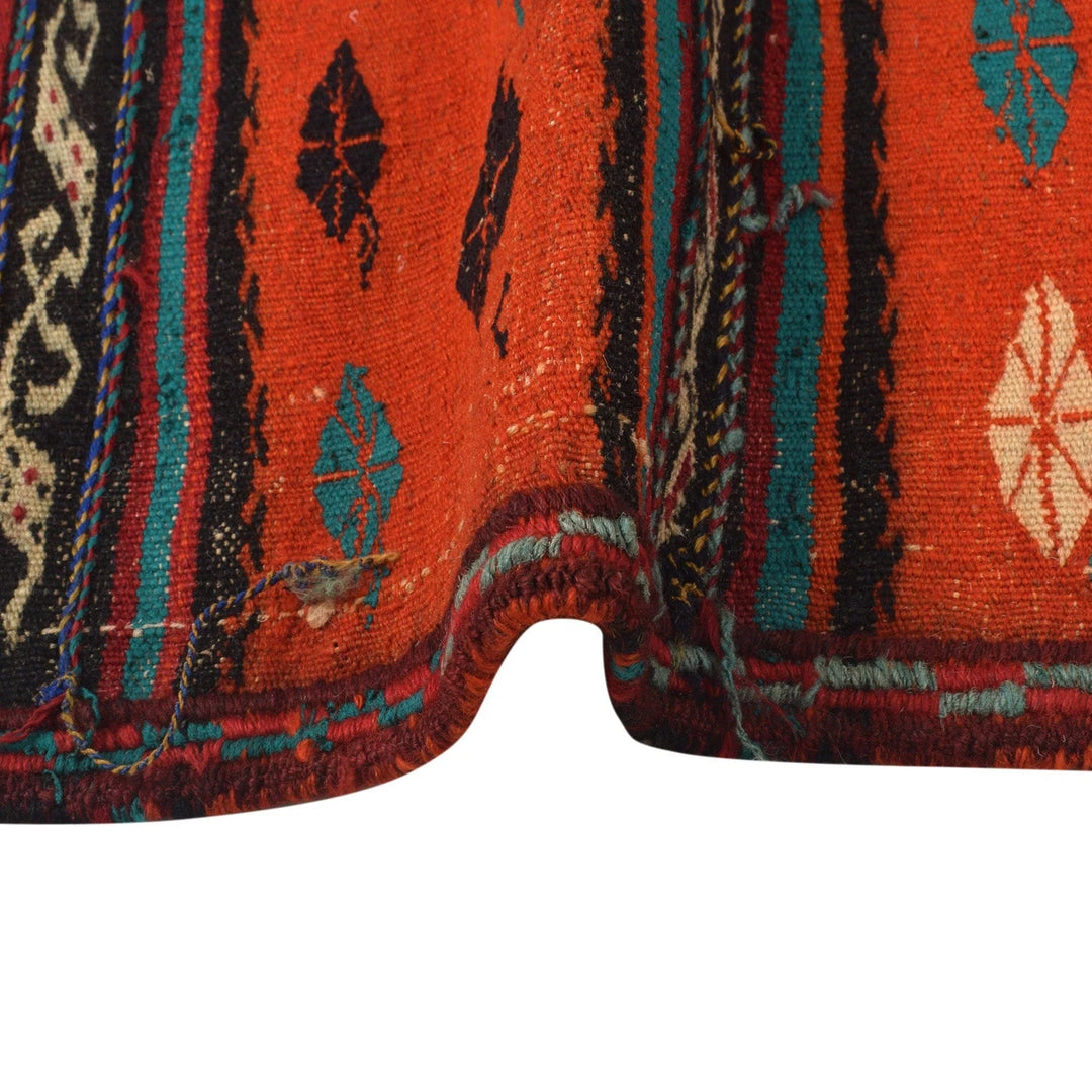 Afghan Kilim Rug 1' 10" x 5' 7" Flat-Weave | No. AL75111