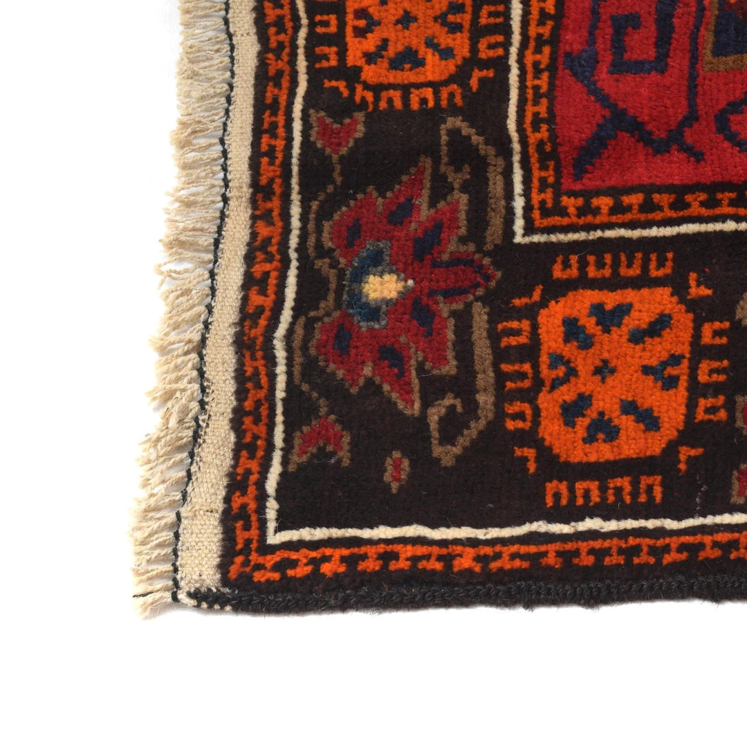 Afghan Pictorial Rug 3' 9" x 6' 6" Hand-Knotted | No. AL75142