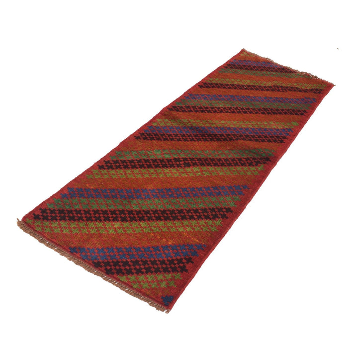 Afghan Baluchi Runner 2' 4" x 6' 4" Hand-Knotted | No. AL75194