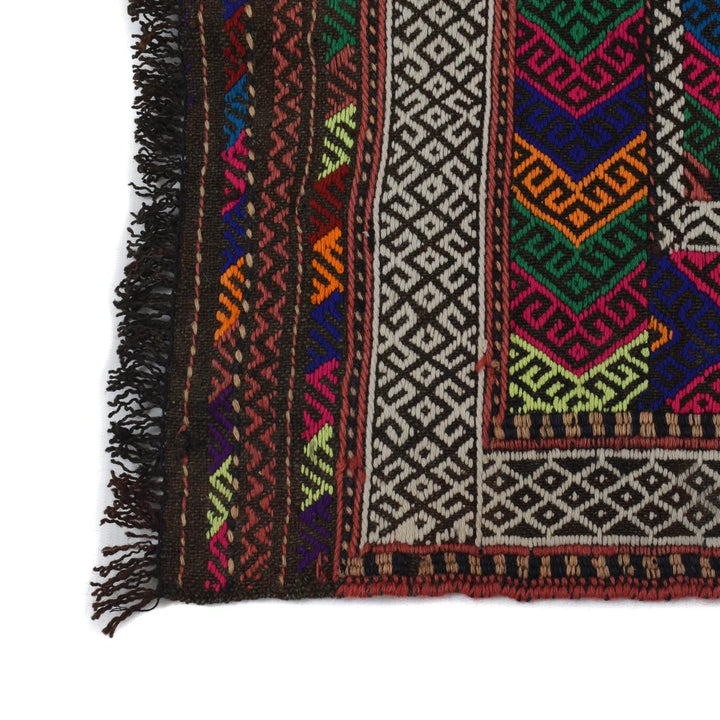 Afghan Suzani Kilim Rug 2' 0" x 6' 3" Flat-Weave | No. AL75271