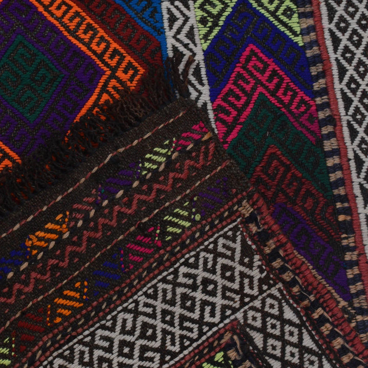 Afghan Suzani Kilim Rug 2' 0" x 6' 3" Flat-Weave | No. AL75271