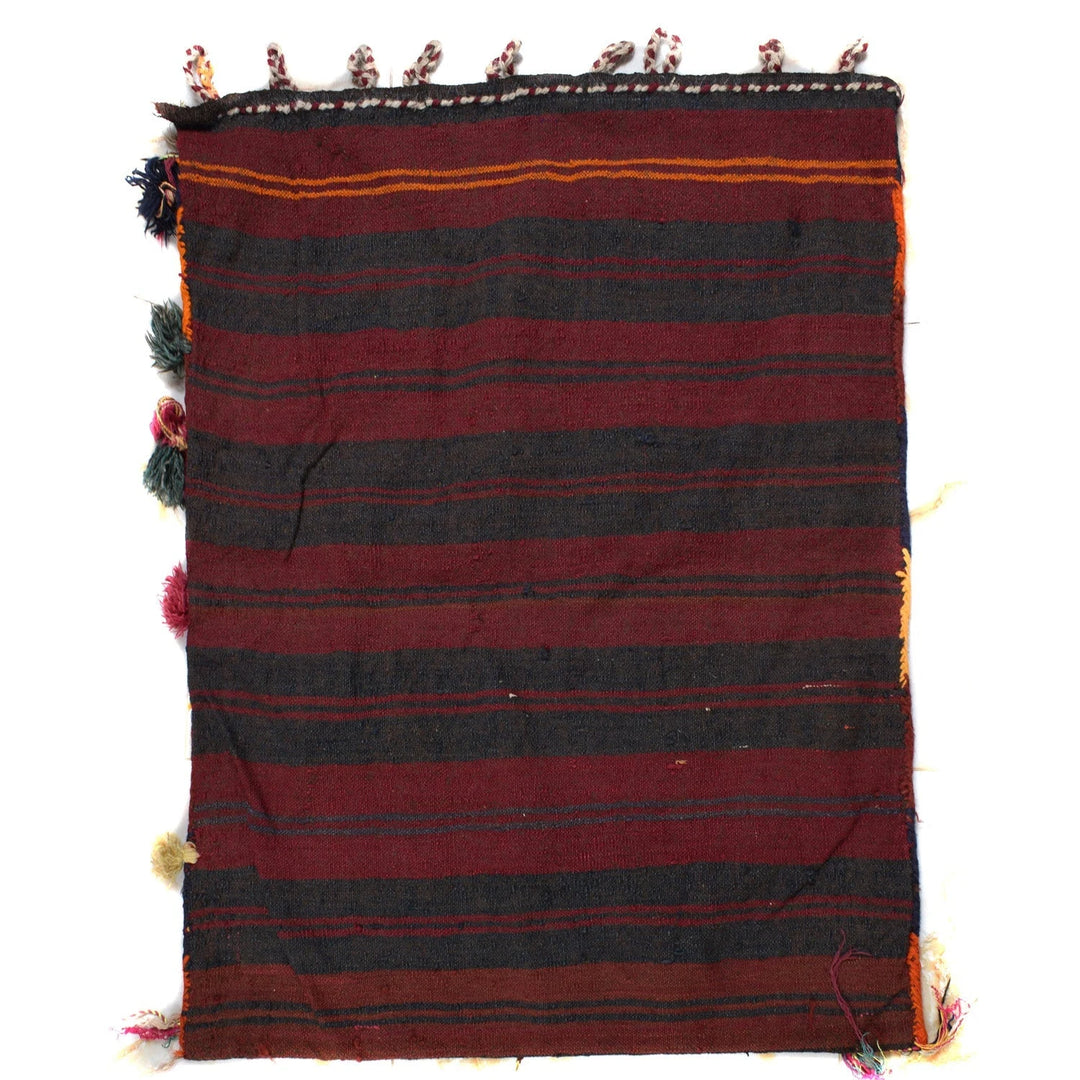 Afghan Baluch Balisht Kilim Rug 2' 3" x 3' 1" Flat-Weave | No. AL75288