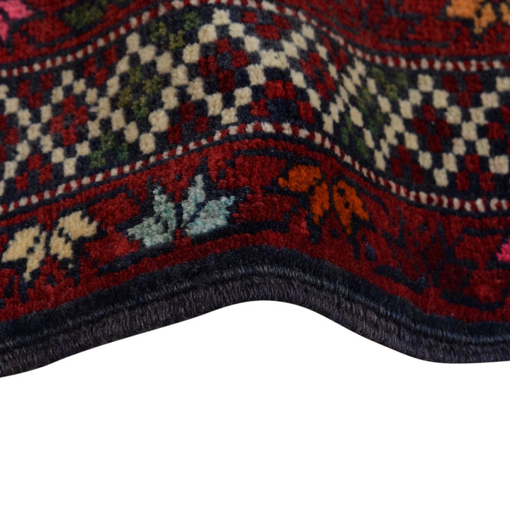 Afghan Baluchi Rug 2' 7" x 4' 4" Hand-Knotted | No. AL75866
