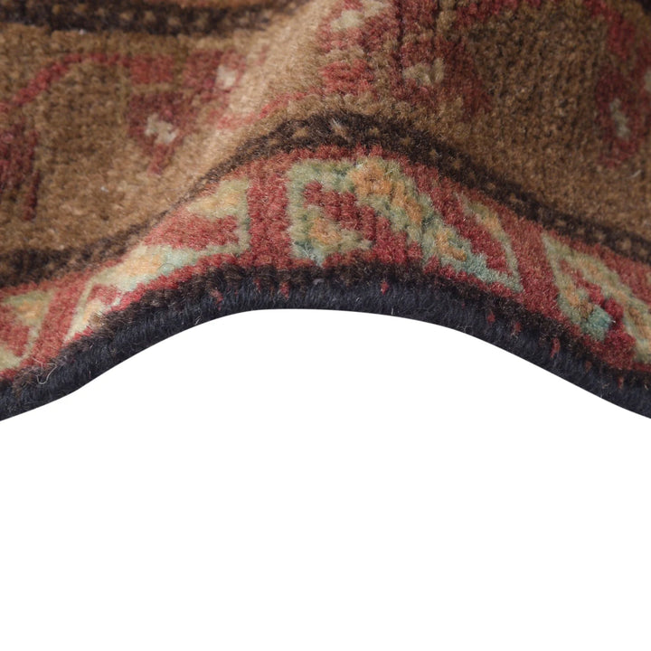 Brown Pakistani Overdye Rug 4' 0" x 6' 4" Hand-Knotted | No. AL75966
