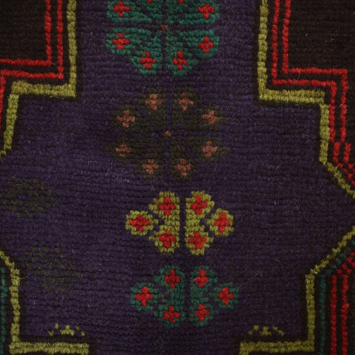 Afghan Baluchi Rug 4' 1" x 6' 0" Hand-Knotted | No. AL75970