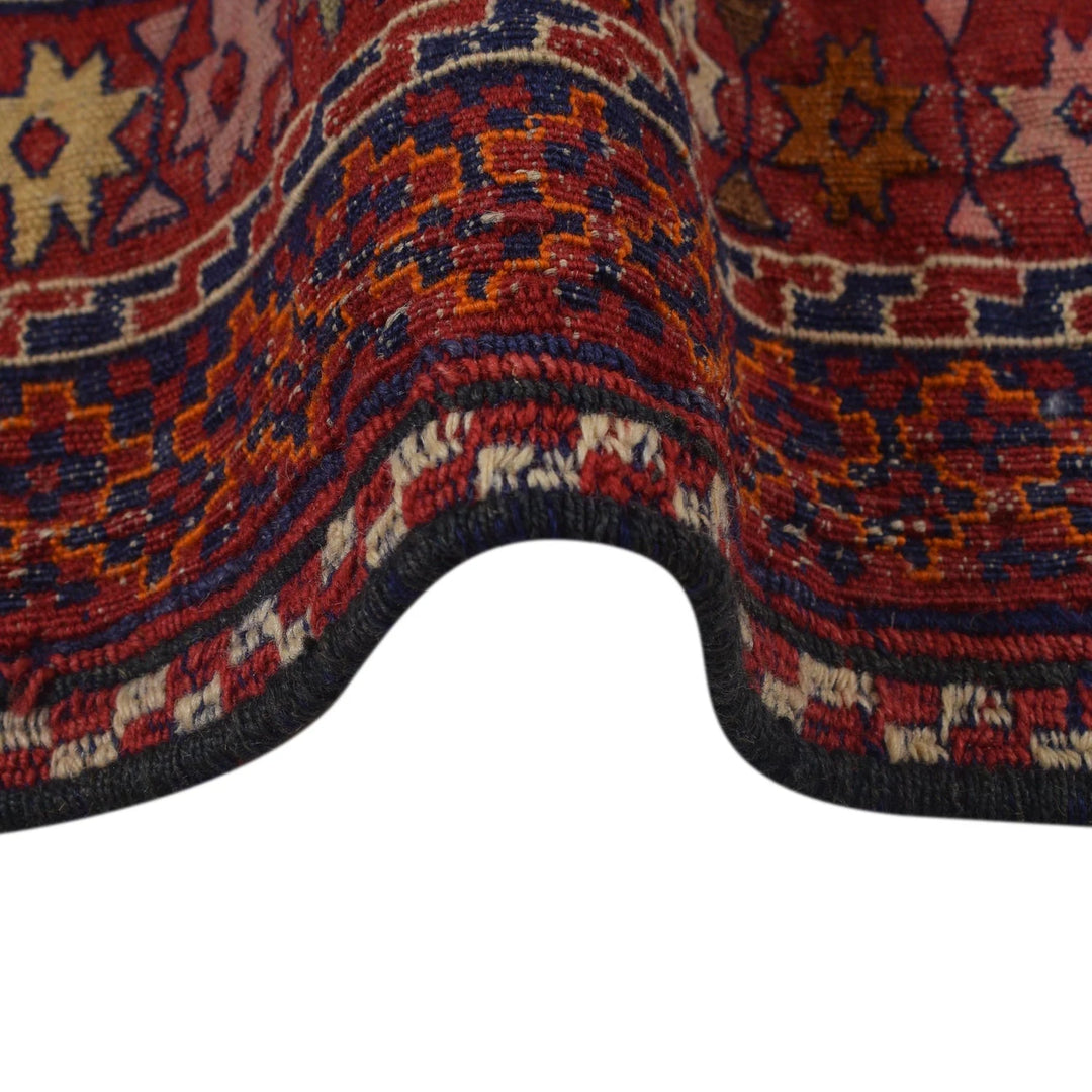 Afghan Laghari Kilim Rug 4' 4" x 7' 3" Flat-Weave | No. AL76056