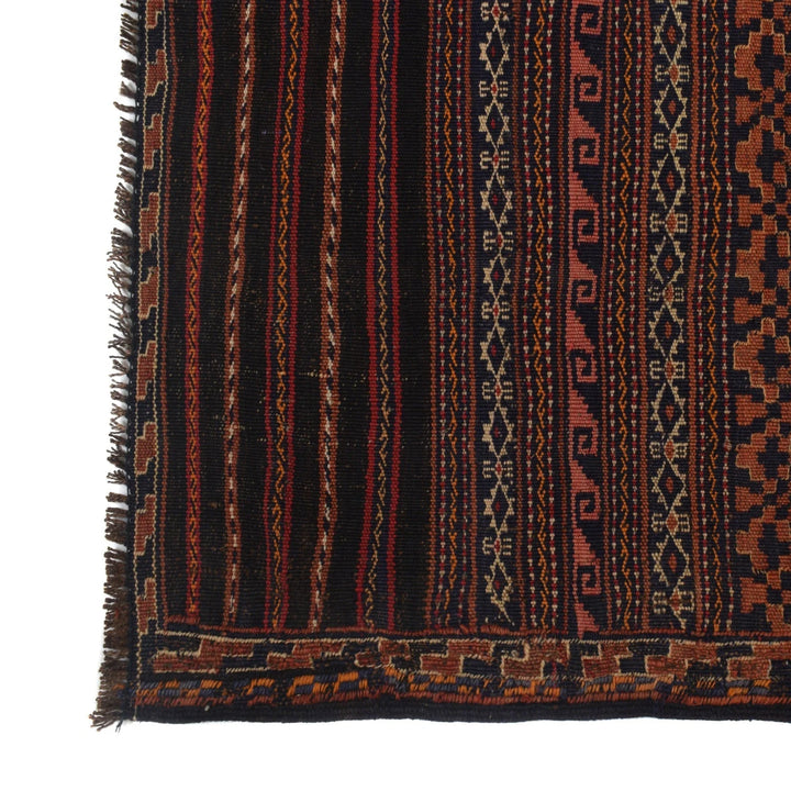 Afghan Kilim Rug 4' 6" x 6' 9" Flat-Weave | No. AL76743