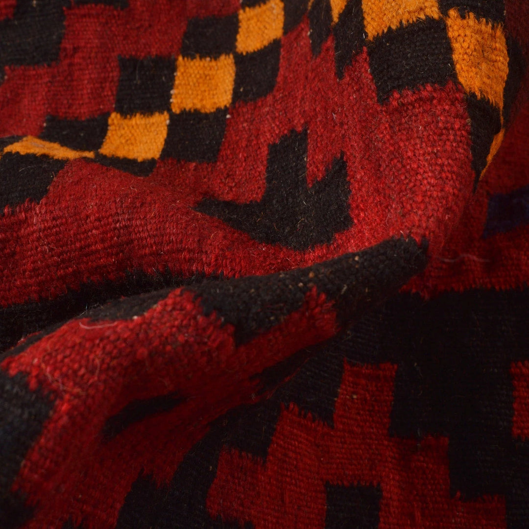 Afghan Kilim Rug 5' 7" x 9' 1" Flat-Weave | No. AL76746
