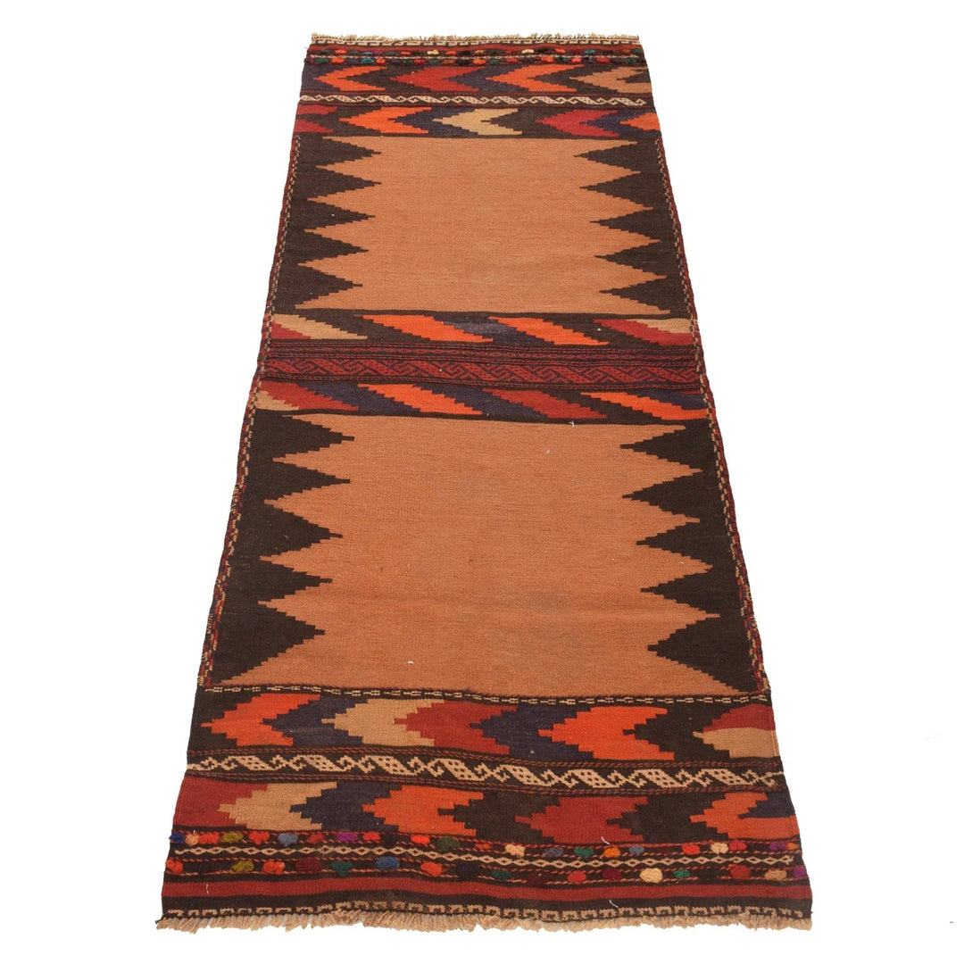 Afghan Kilim Rug 2' 6" x 6' 3" Flat-Weave | No. AL76922