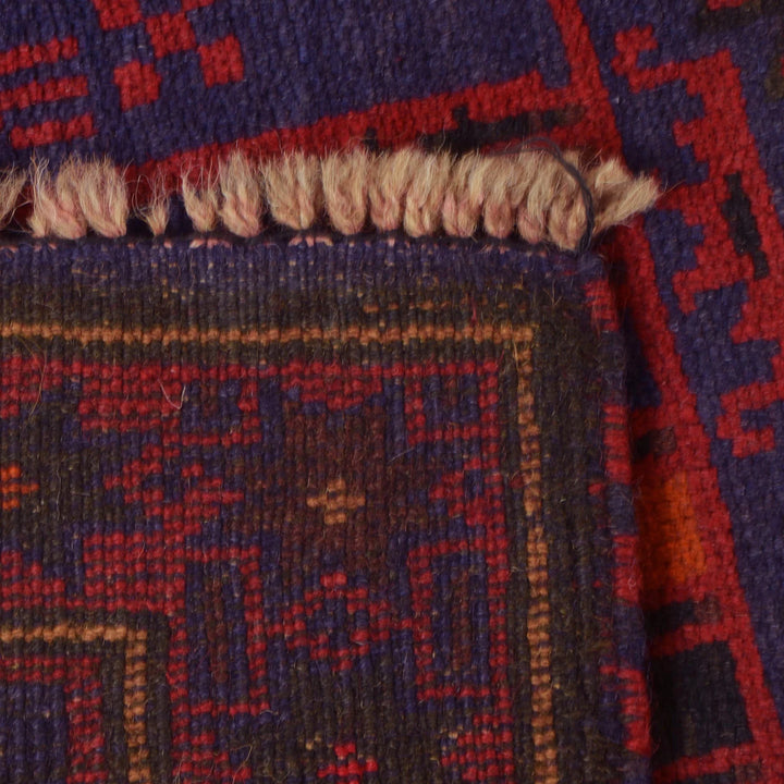 Afghan Prayer Rug 3' 2" x 4' 10" Hand-Knotted | No. AL77140