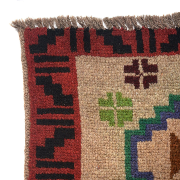 Afghan Baluchi Rug 4' 1" x 6' 0" Hand-Knotted | No. AL77155