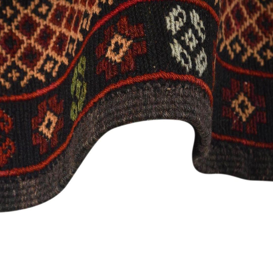 Afghan Maliki Kilim Rug 4'2" x 6'3" Flat-Weave | No. AL77269