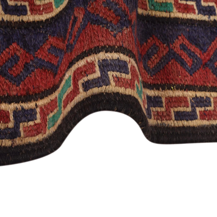 Beige Afghan Saghari Kilim Rug 4' 4" x 6' 6" Flat-Weave | No. AL77346