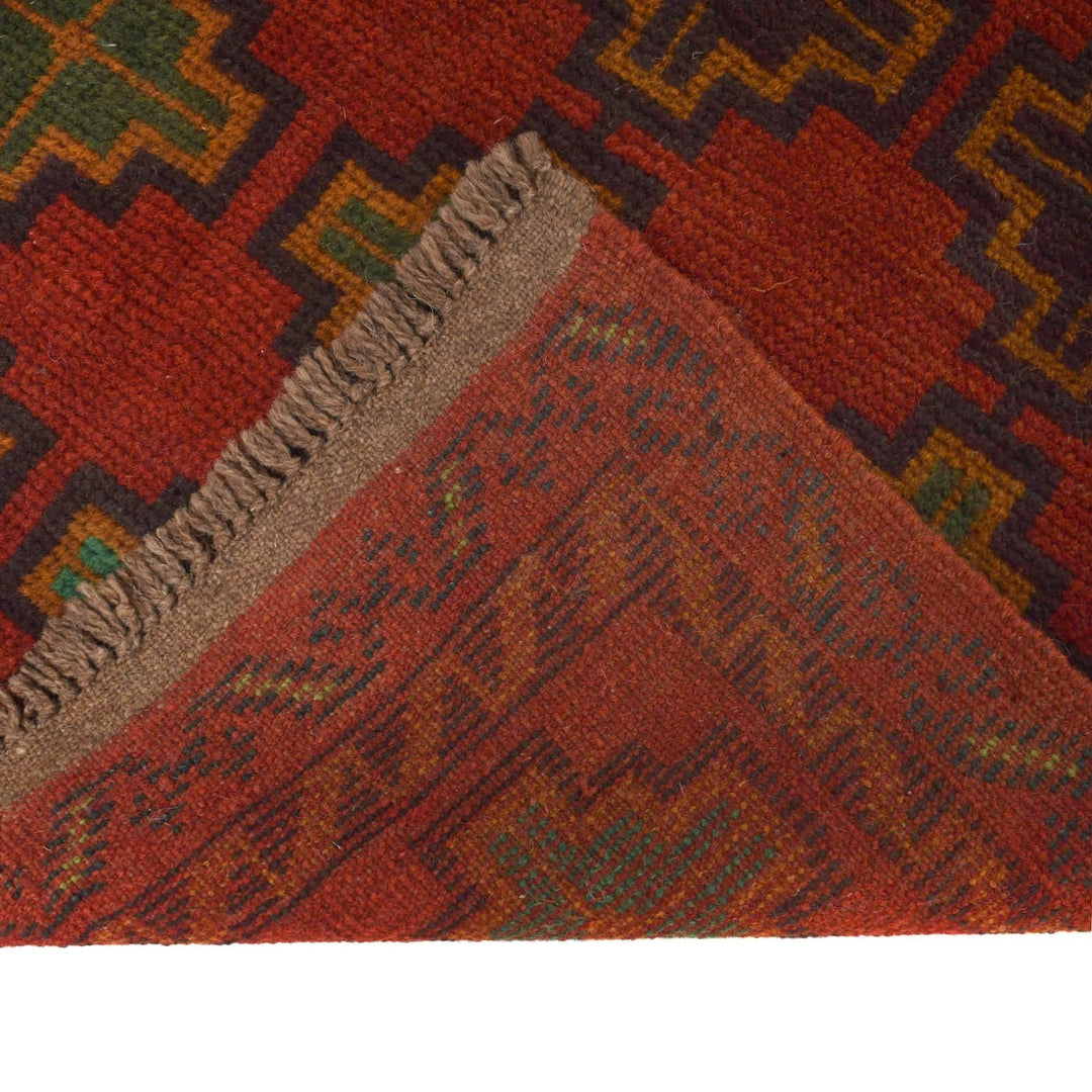 Afghan Baluchi Hallway Runner 2' 7" x 9' 8" Hand-Knotted | No. AL77504