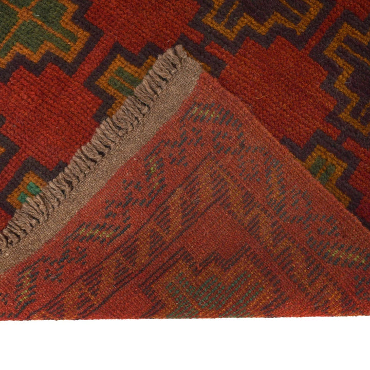 Afghan Baluchi Hallway Runner 2' 7" x 9' 8" Hand-Knotted | No. AL77504