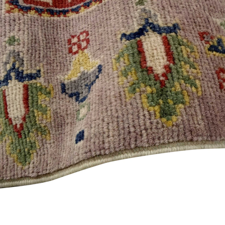 Pink Afghan Bakhtiar Runner Rug 2' 9" x 10' 2" Hand-Knotted | No. AL77617
