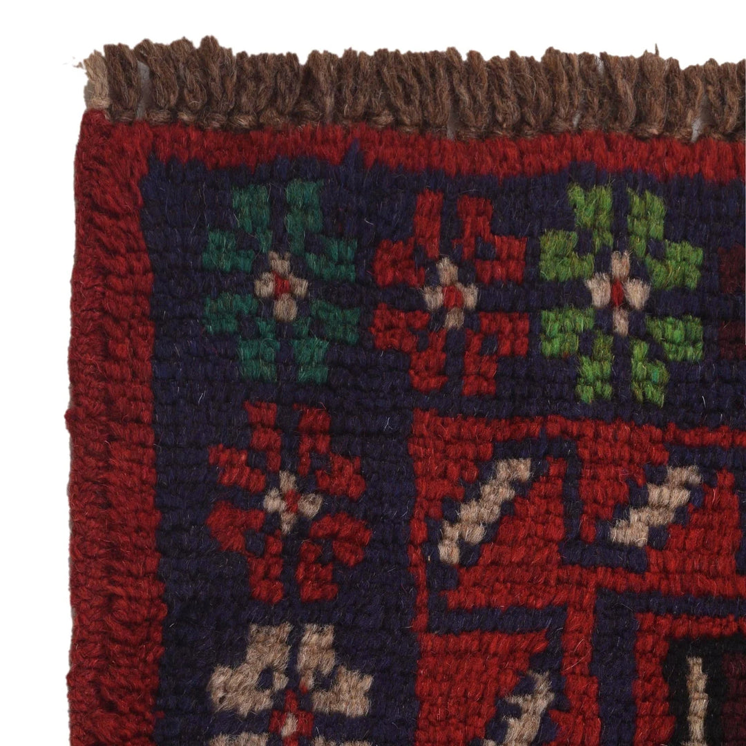 Afghan Baluchi Rug 4' 0" x 6' 2" Hand-Knotted | No. AL78242