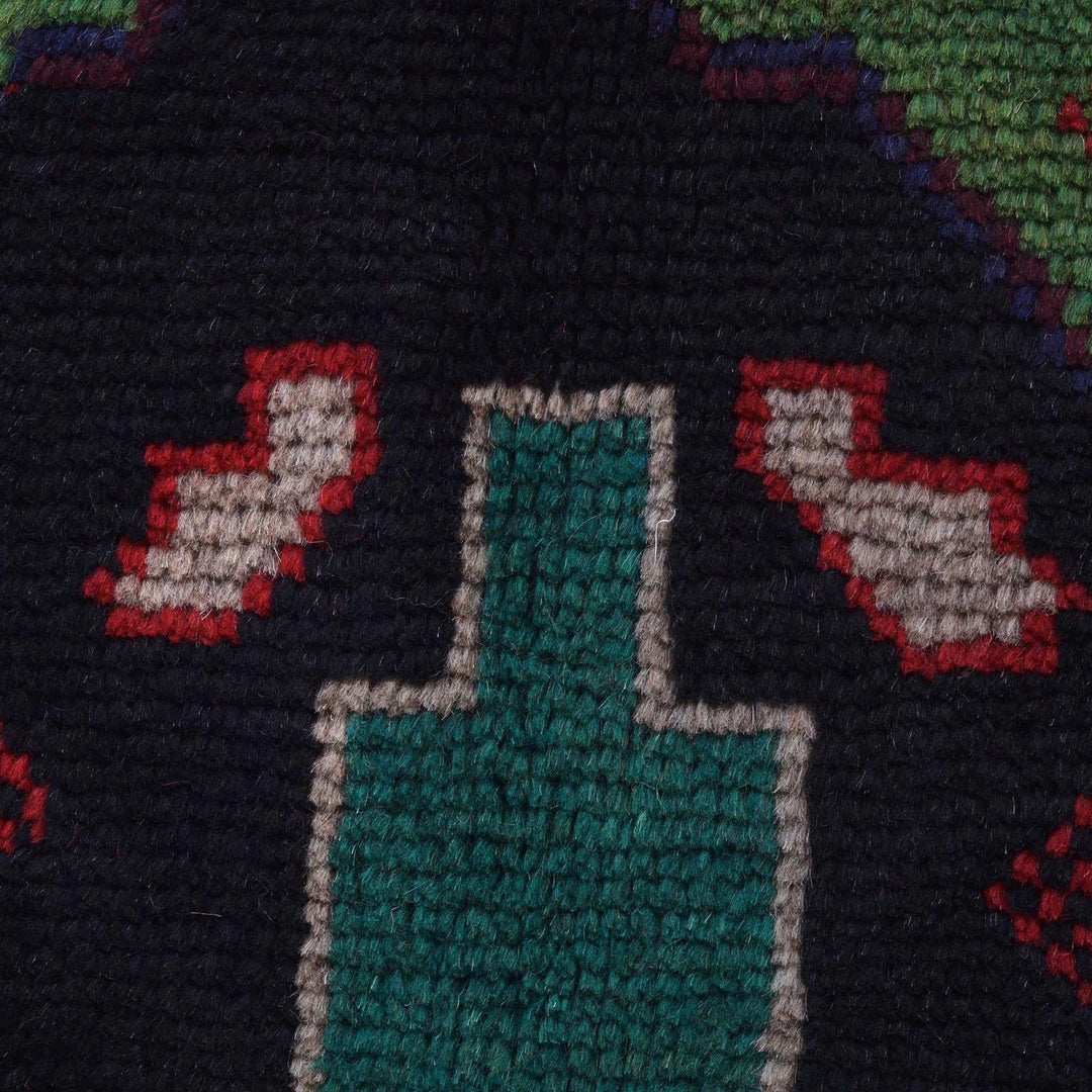 Afghan Baluchi Rug 4' 0" x 6' 2" Hand-Knotted | No. AL78242