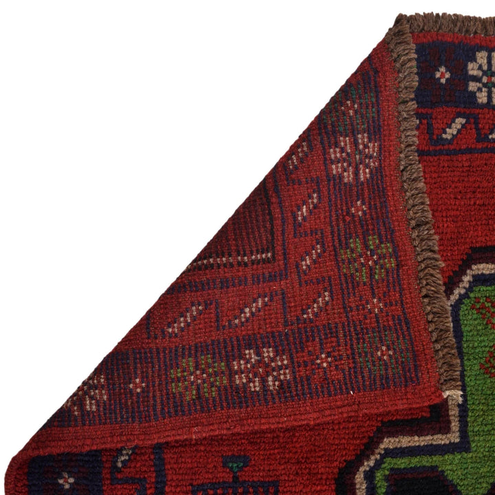 Afghan Baluchi Rug 4' 0" x 6' 2" Hand-Knotted | No. AL78242