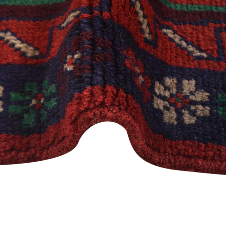 Afghan Baluchi Rug 4' 0" x 6' 2" Hand-Knotted | No. AL78242