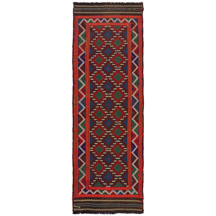 Afghan Kilim Rug 2' 3" x 7' 3" Flat-Weave | No. AL78602