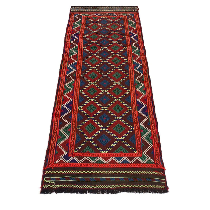 Afghan Kilim Rug 2' 3" x 7' 3" Flat-Weave | No. AL78602