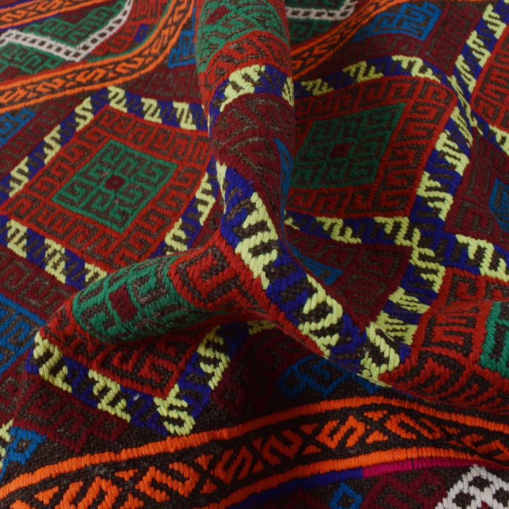 Afghan Kilim Rug 2' 3" x 7' 3" Flat-Weave | No. AL78602