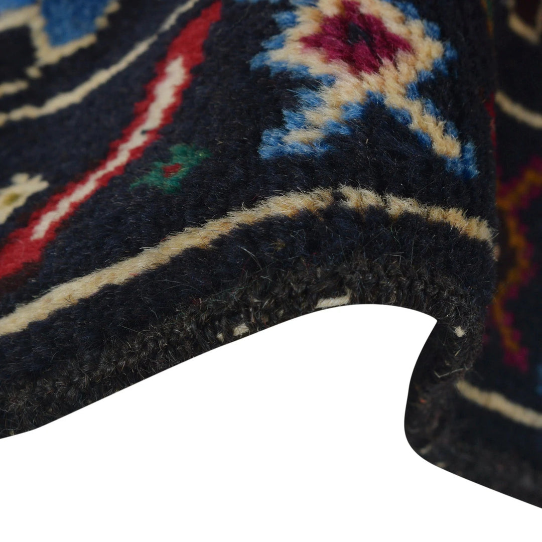Afghan Baluchi Rug 3' 0" x 4' 4" Hand-Knotted | No. AL78624