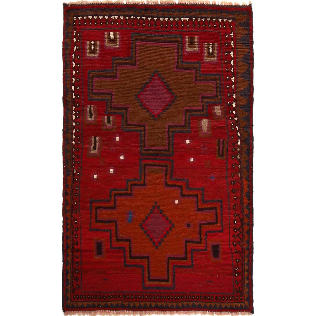 Tribal Baloch Rug 2' 9" x 4' 3" - No. AL78649